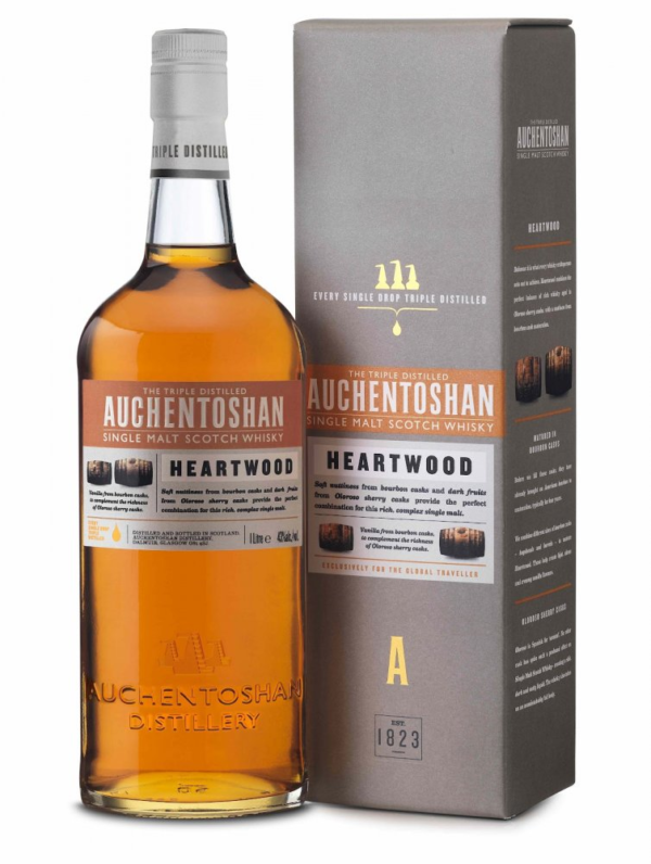 Auchentoshan Heartwood 1l 43% - Dárkové balení alkoholu Auchentoshan