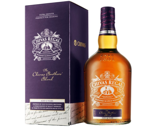 Chivas Regal Brother´s Blend 12y 1l 40% - Dárkové balení alkoholu Chivas Regal